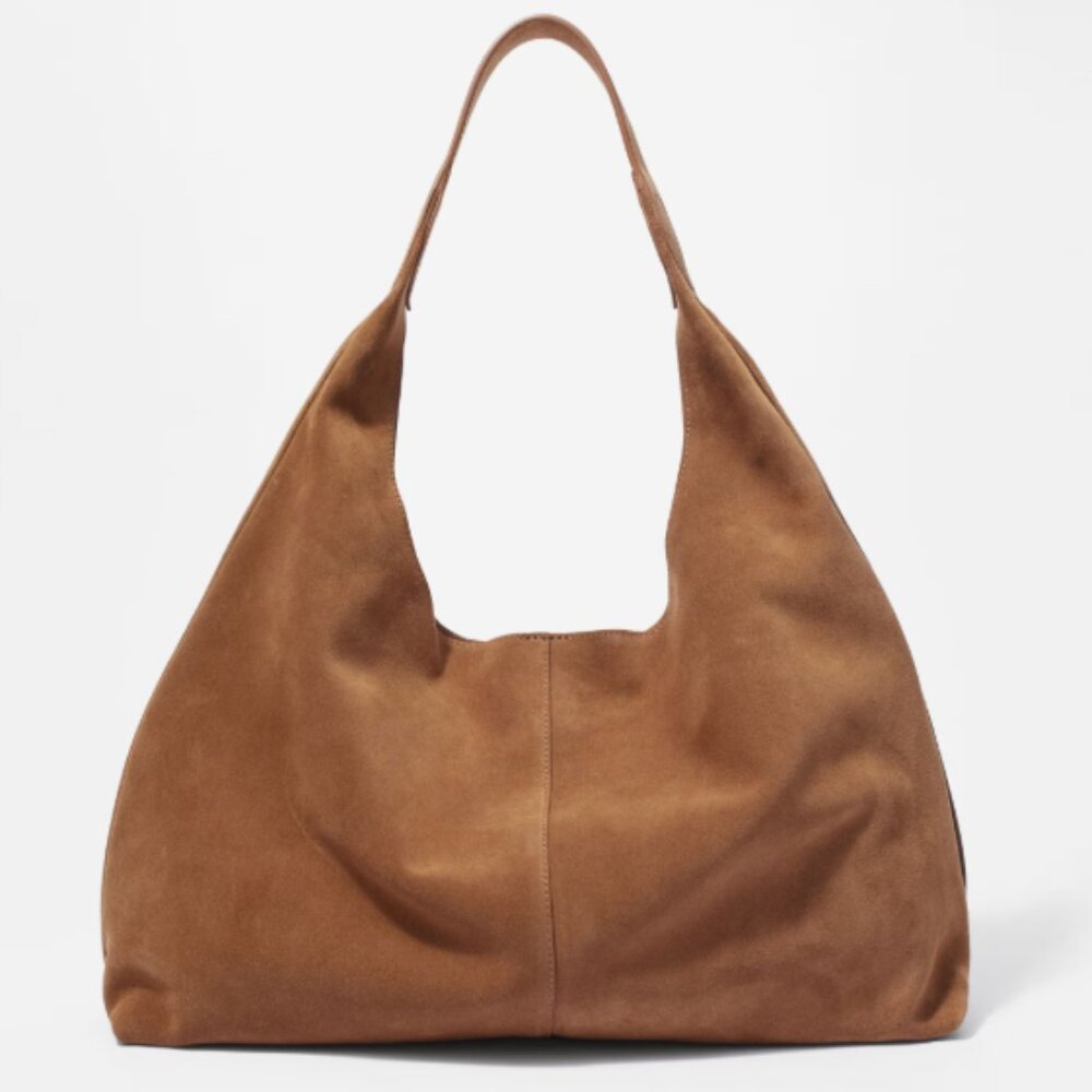 ISO - IN SEARCH OF & Other Stories Cognac Suede Tote Bag